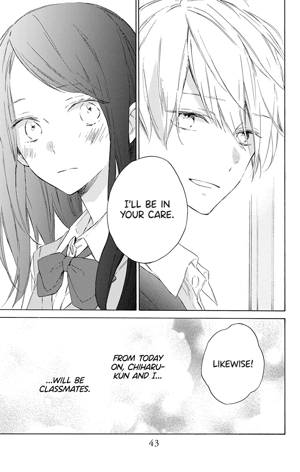 Kimi wa Haru ni Me wo Samasu Chapter 1 page 44 - Chapter 1