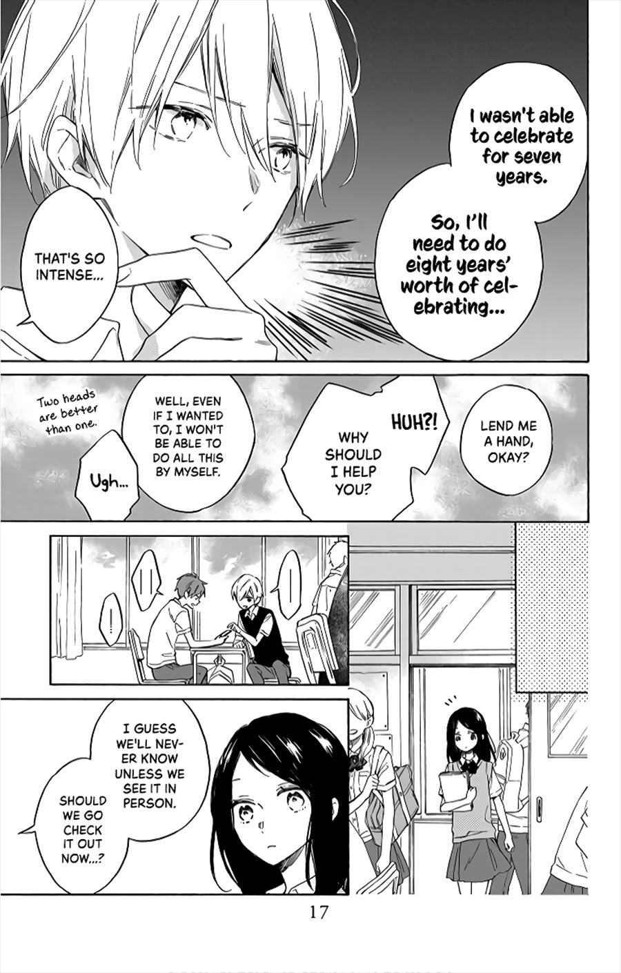 Kimi wa Haru ni Me wo Samasu Chapter 5 page 17 - Chapter 5