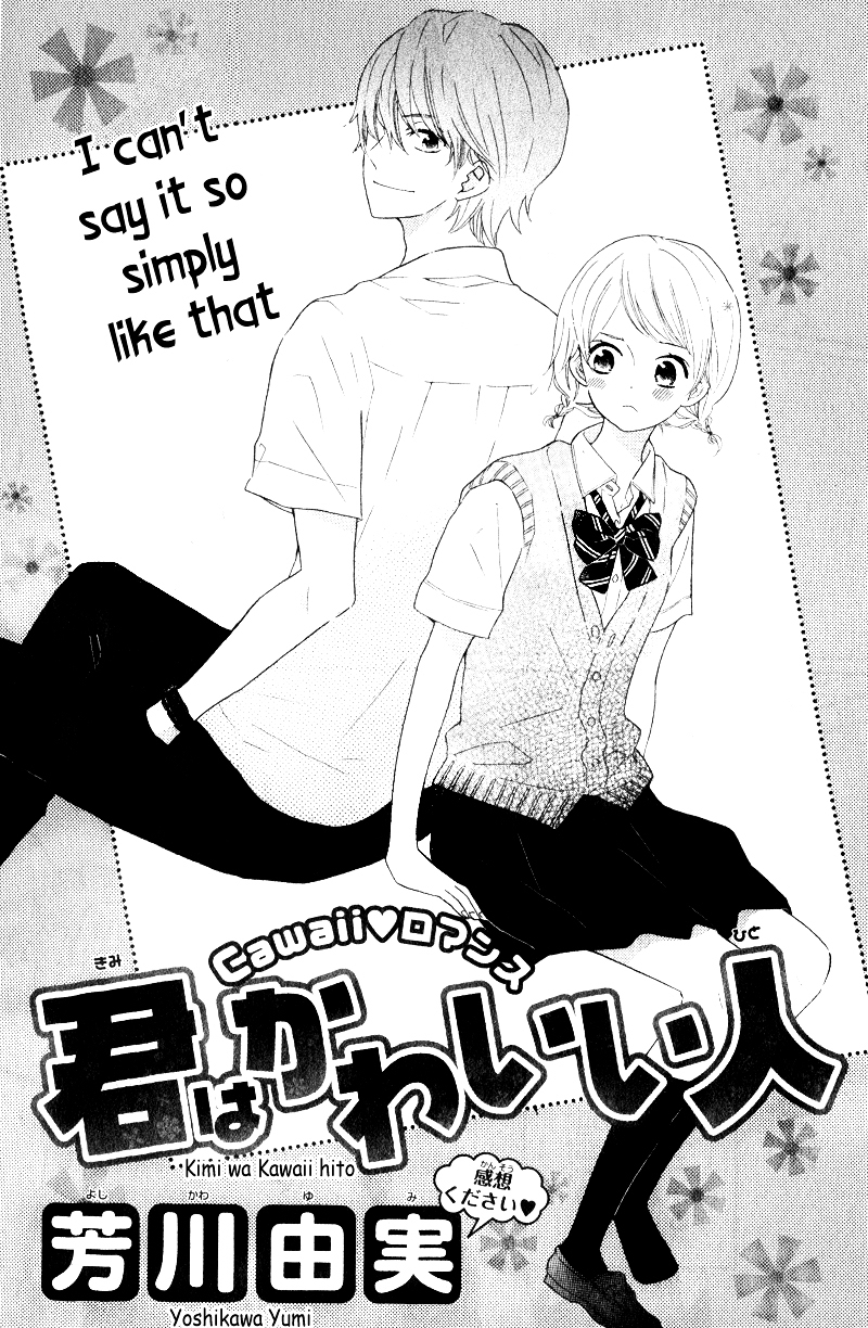 Kimi wa Kawaii Hito Chapter 0 page 5 - Chapter ibi-manga : [Oneshot]