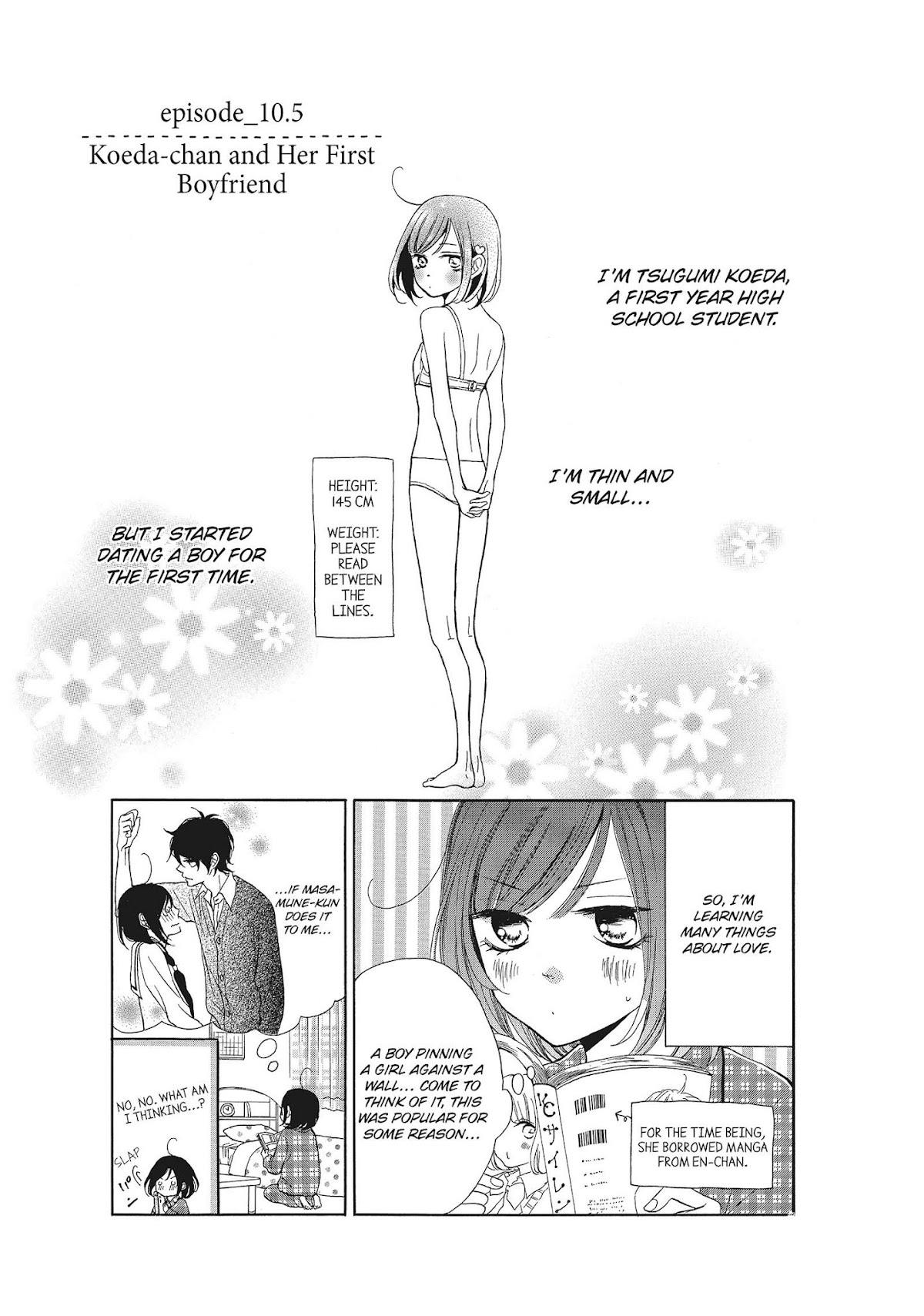 Kimi wa Kawaii Onnanoko Chapter 10.5 page 1 - Chapter 10.5: Koeda-chan and her first Boyfriend