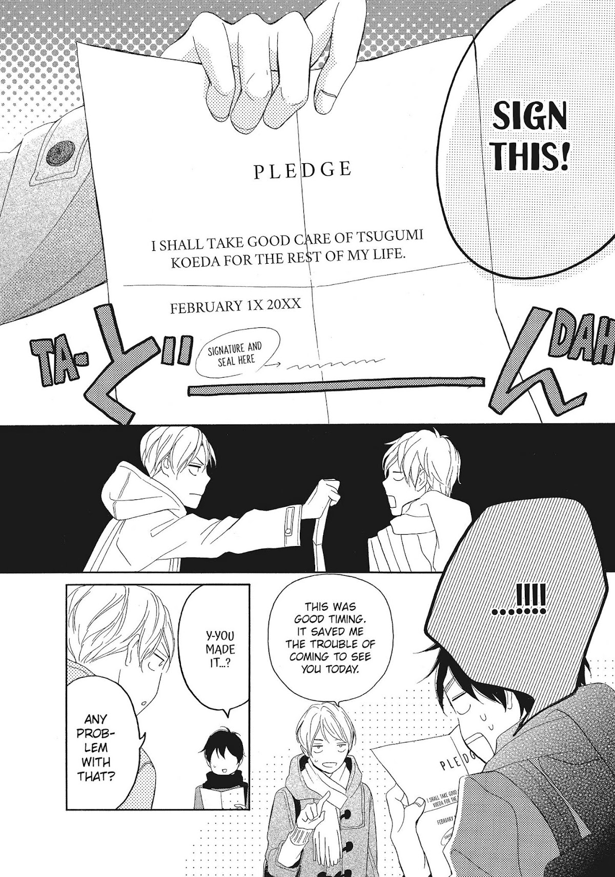Kimi wa Kawaii Onnanoko Chapter 26 page 22 - Chapter 26: A Fight and a Written Pledge