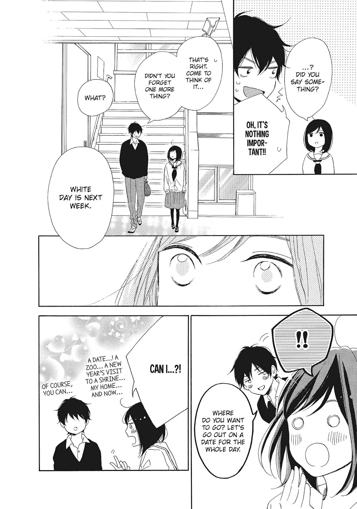 Kimi wa Kawaii Onnanoko Chapter 27 page 6 - Chapter 27: White Day and the League of Bones