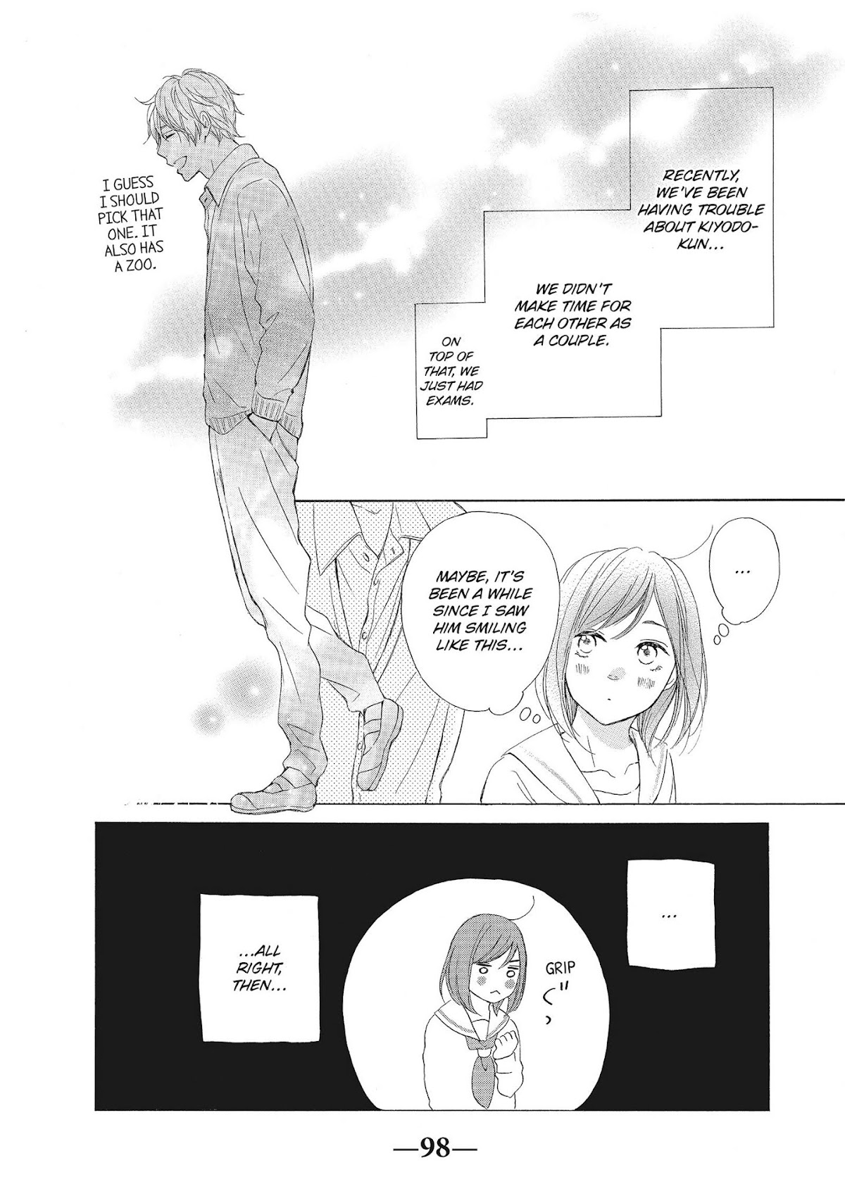 Kimi wa Kawaii Onnanoko Chapter 27 page 8 - Chapter 27: White Day and the League of Bones