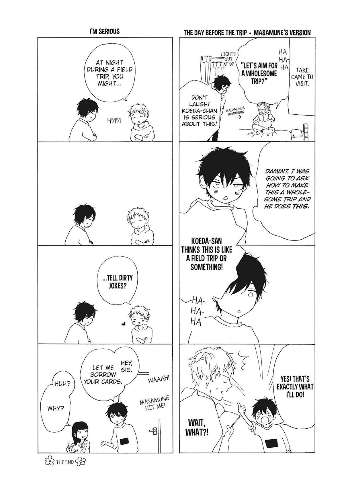 Kimi wa Kawaii Onnanoko Chapter 32.6 page 3 - Chapter 32.6: The Day Before The Trip + Ichinohe Newsletter
