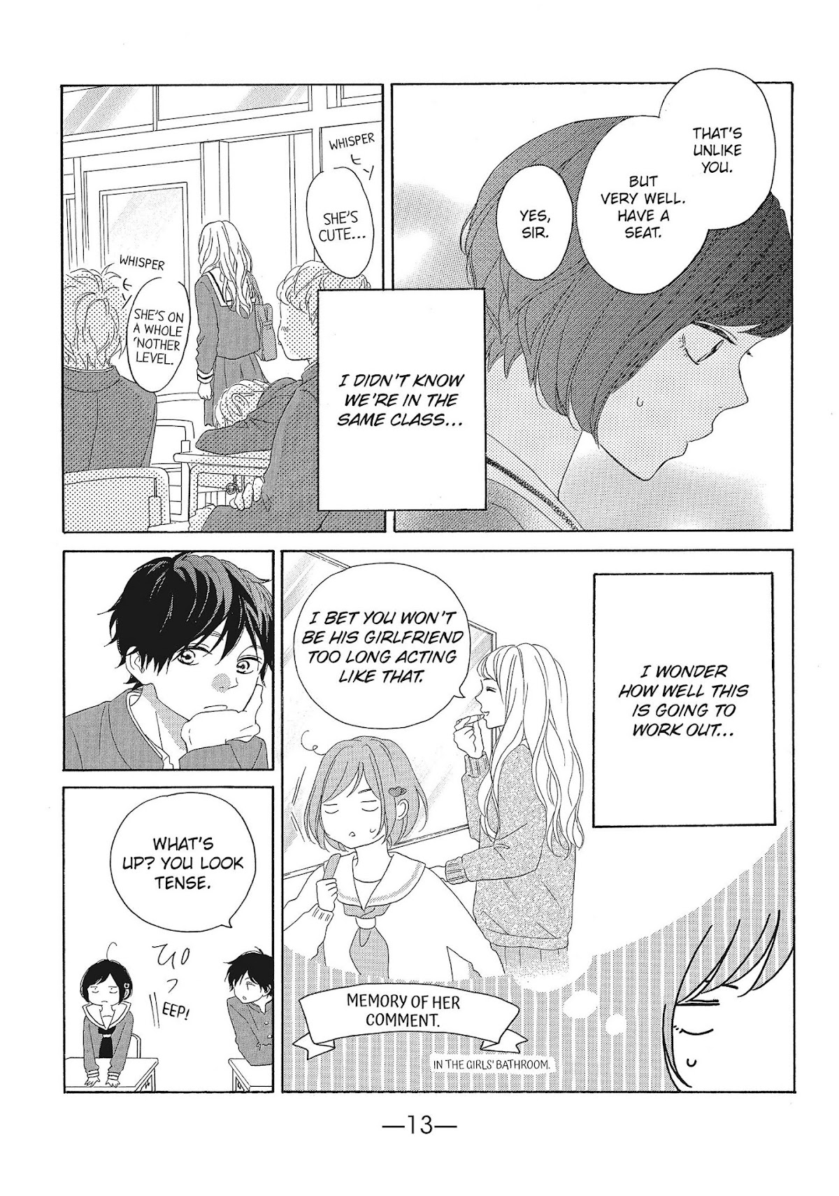 Kimi wa Kawaii Onnanoko Chapter 33 page 13 - Chapter 33: Hagiwara-san and Masamune-kun
