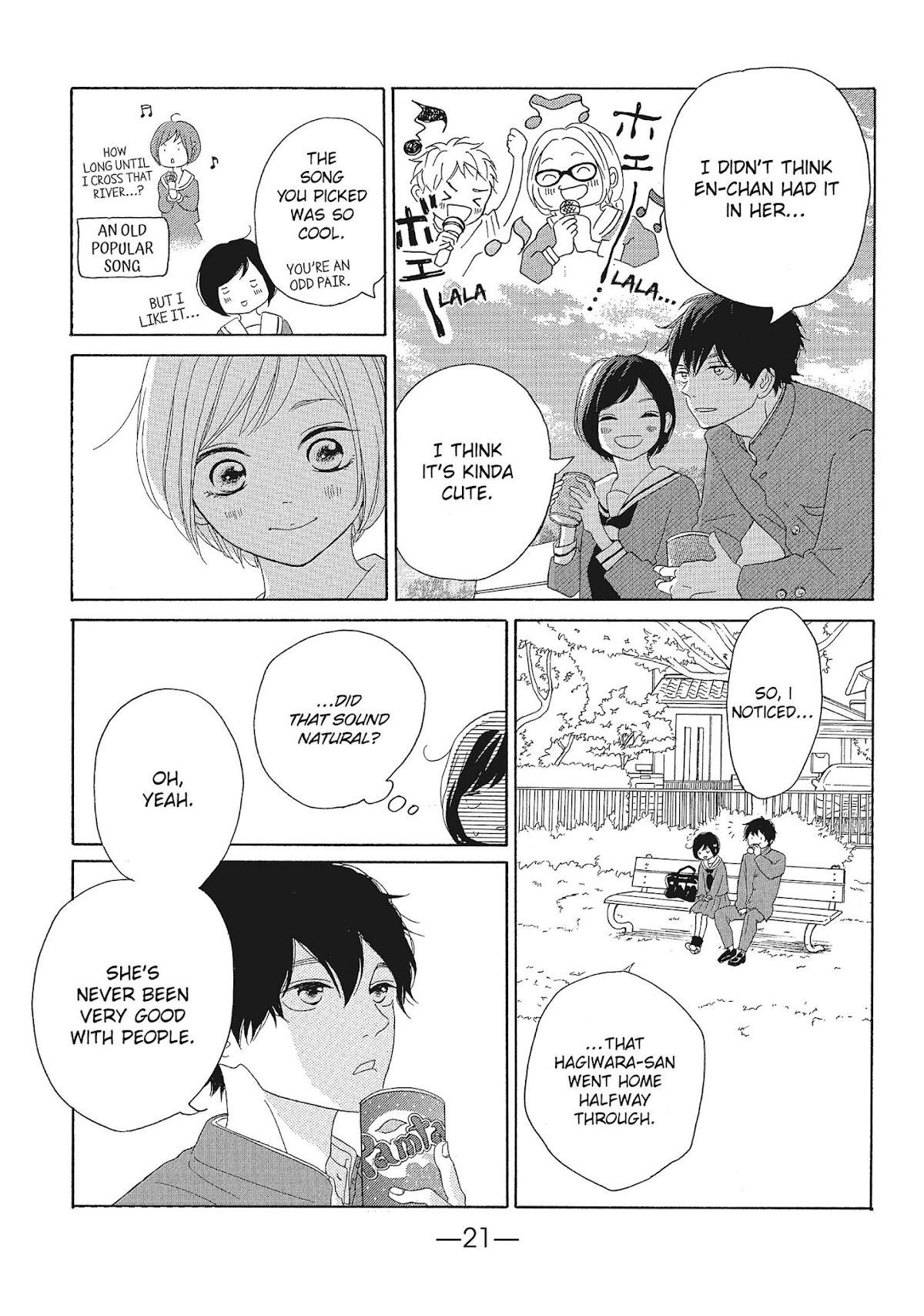 Kimi wa Kawaii Onnanoko Chapter 33 page 21 - Chapter 33: Hagiwara-san and Masamune-kun