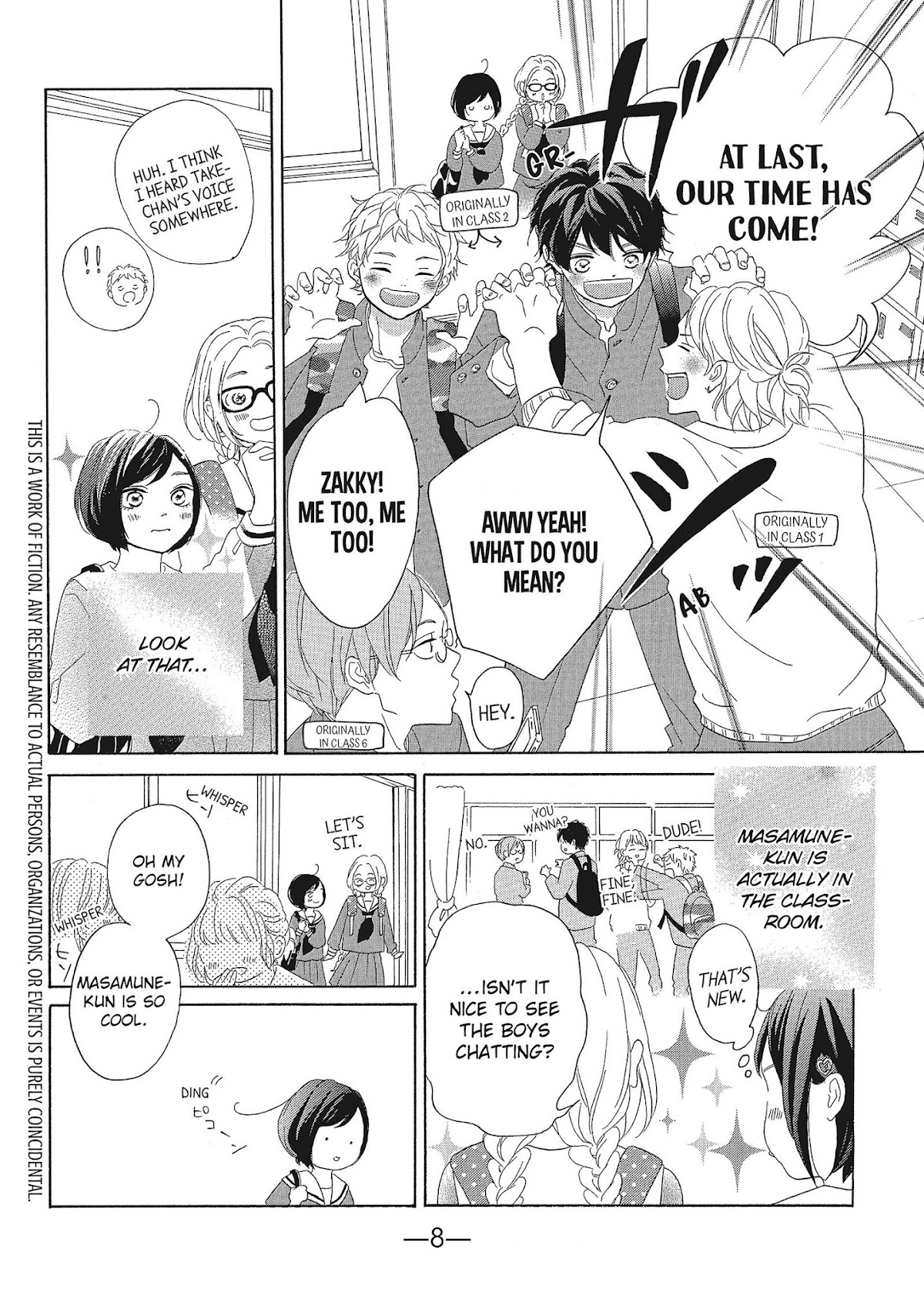 Kimi wa Kawaii Onnanoko Chapter 33 page 8 - Chapter 33: Hagiwara-san and Masamune-kun