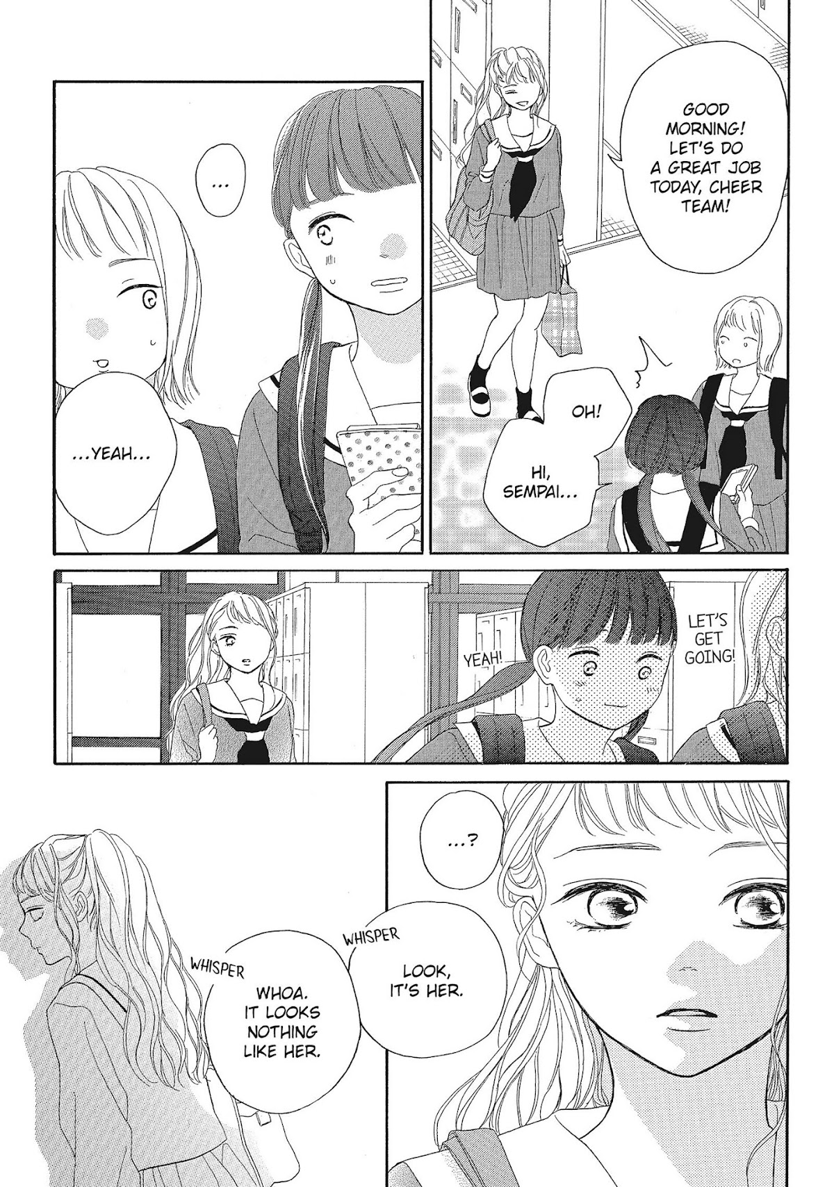Kimi wa Kawaii Onnanoko Chapter 36 page 3 - Chapter 36: Friendship and the Three Legged Race