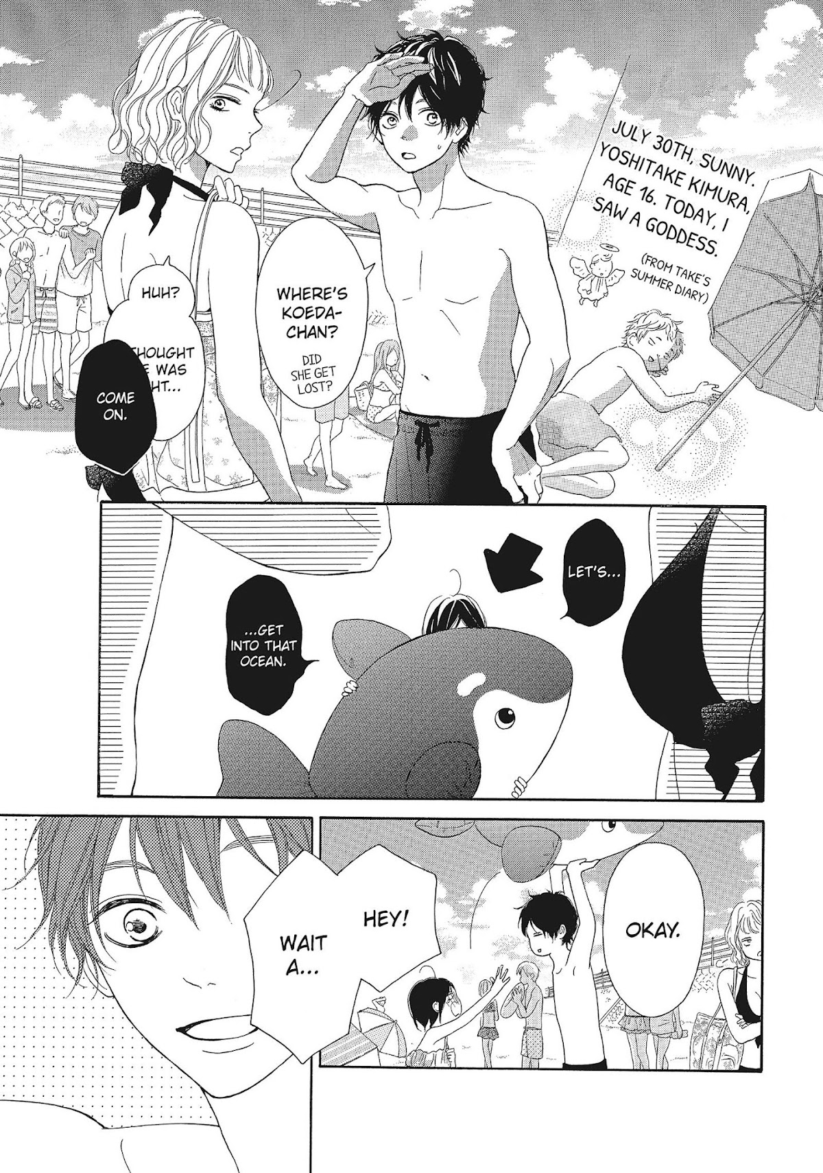 Kimi wa Kawaii Onnanoko Chapter 37 page 18 - Chapter 37: Swimsuits and Ocean Breeze