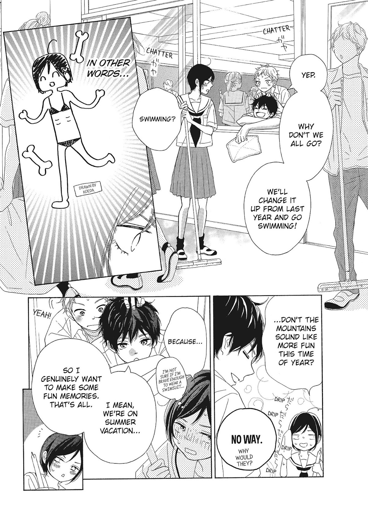 Kimi wa Kawaii Onnanoko Chapter 37 page 9 - Chapter 37: Swimsuits and Ocean Breeze
