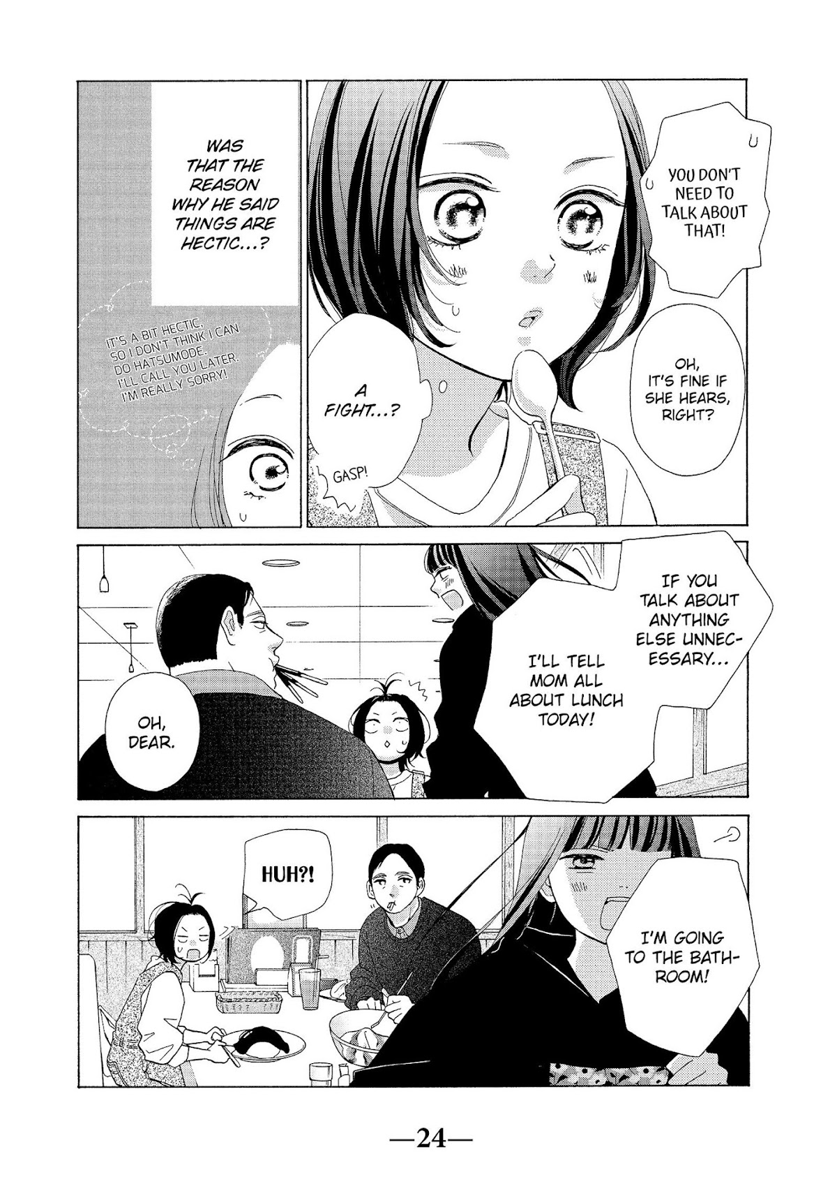 Kimi wa Kawaii Onnanoko Chapter 45 page 25 - Chapter 45: Masamune-Kun and His Dad