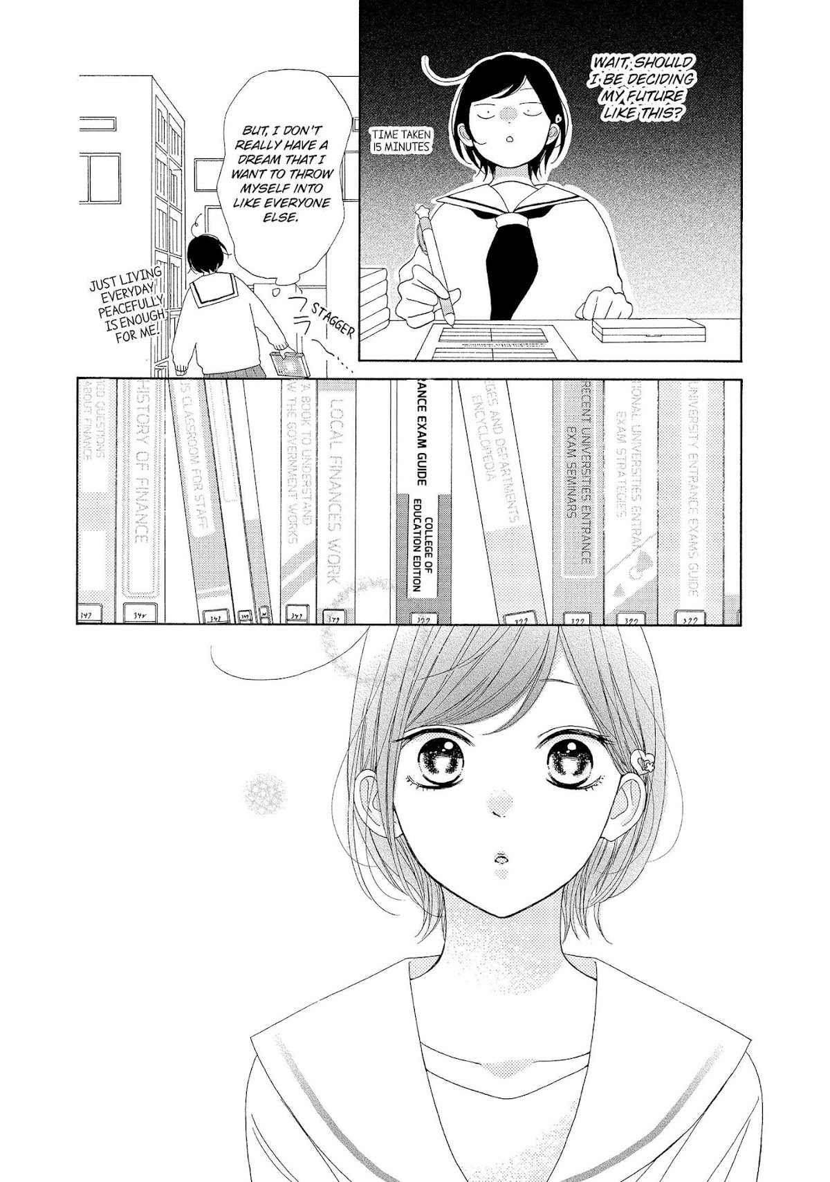 Kimi wa Kawaii Onnanoko Chapter 48 page 13 - Chapter 48: A Career Survey and a Love Letter