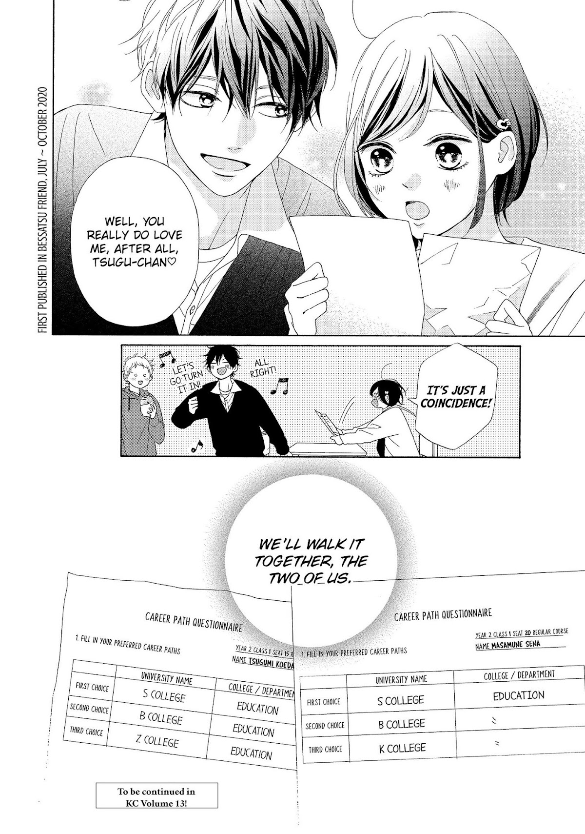 Kimi wa Kawaii Onnanoko Chapter 48 page 41 - Chapter 48: A Career Survey and a Love Letter