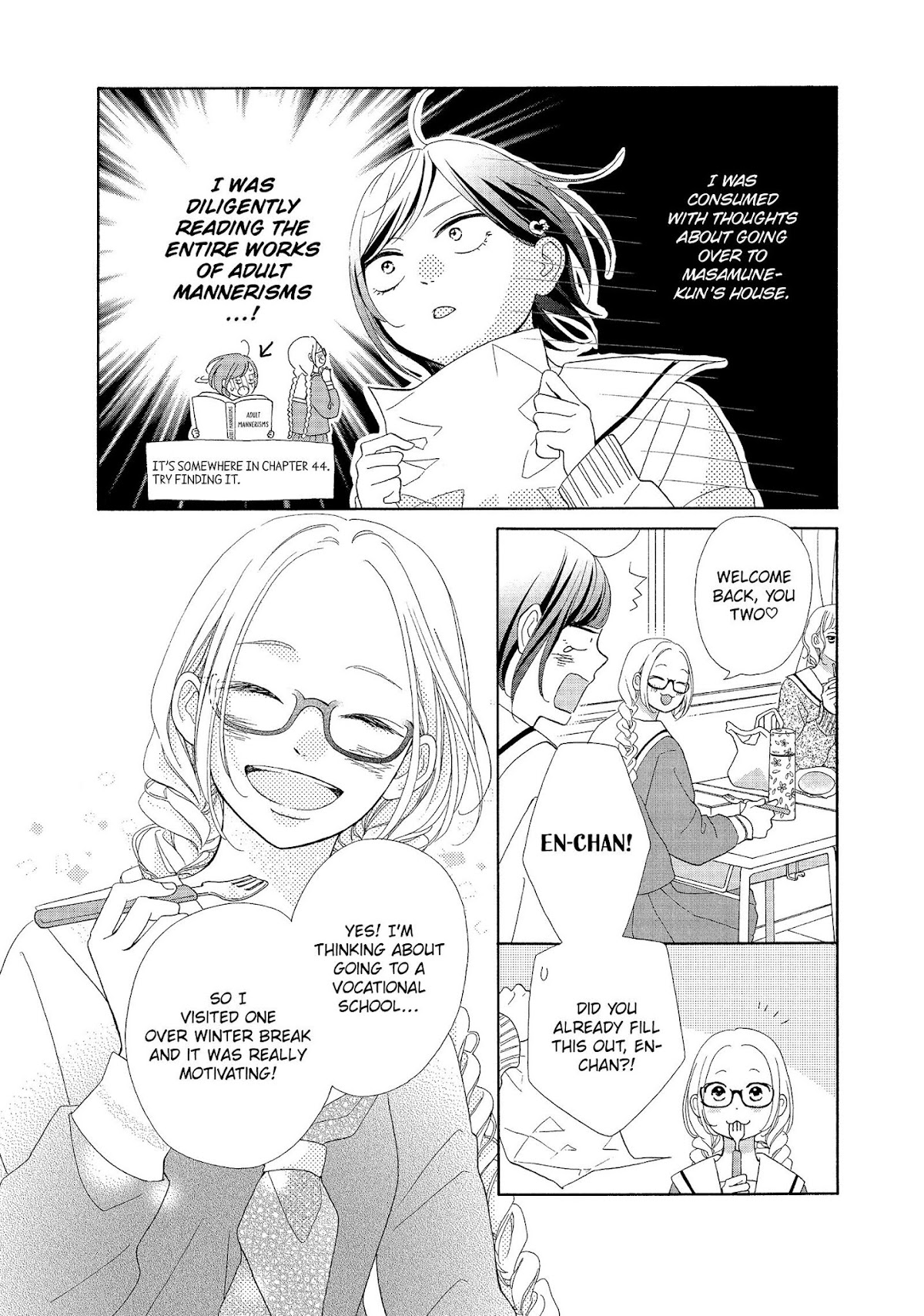 Kimi wa Kawaii Onnanoko Chapter 48 page 8 - Chapter 48: A Career Survey and a Love Letter