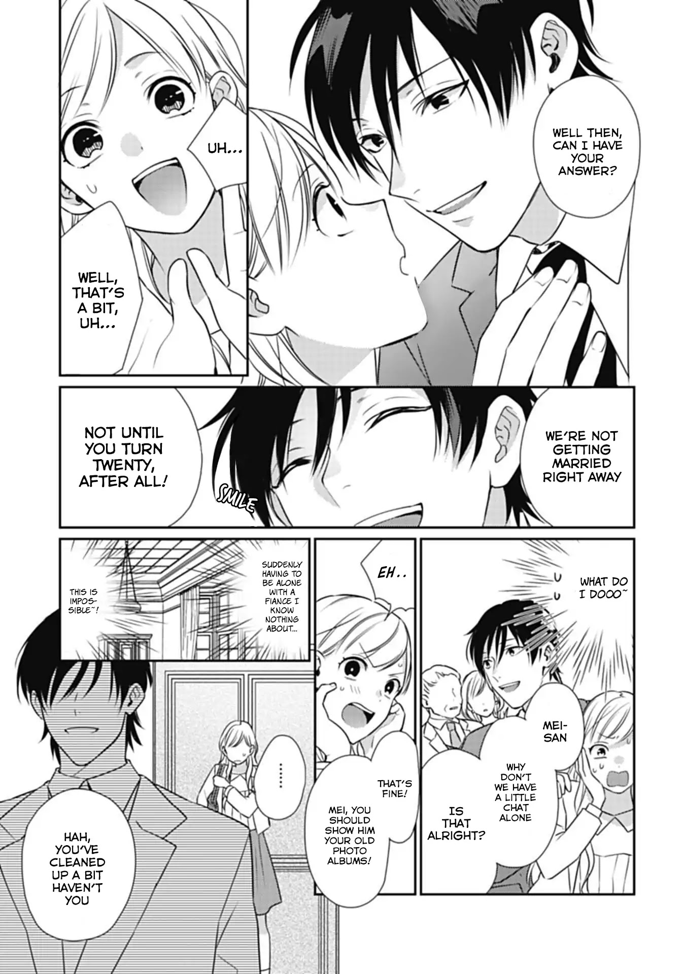 Kimi wa Kyoukon Chapter 1 page 12 - Chapter 1: The Sudden Engagement
