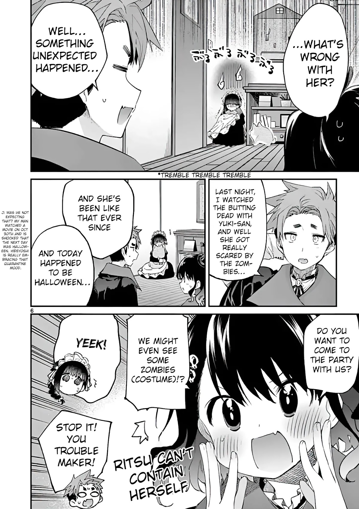 Kimi wa Meido-sama Chapter 18 page 6 - Chapter 18: The Halloween Night With You
