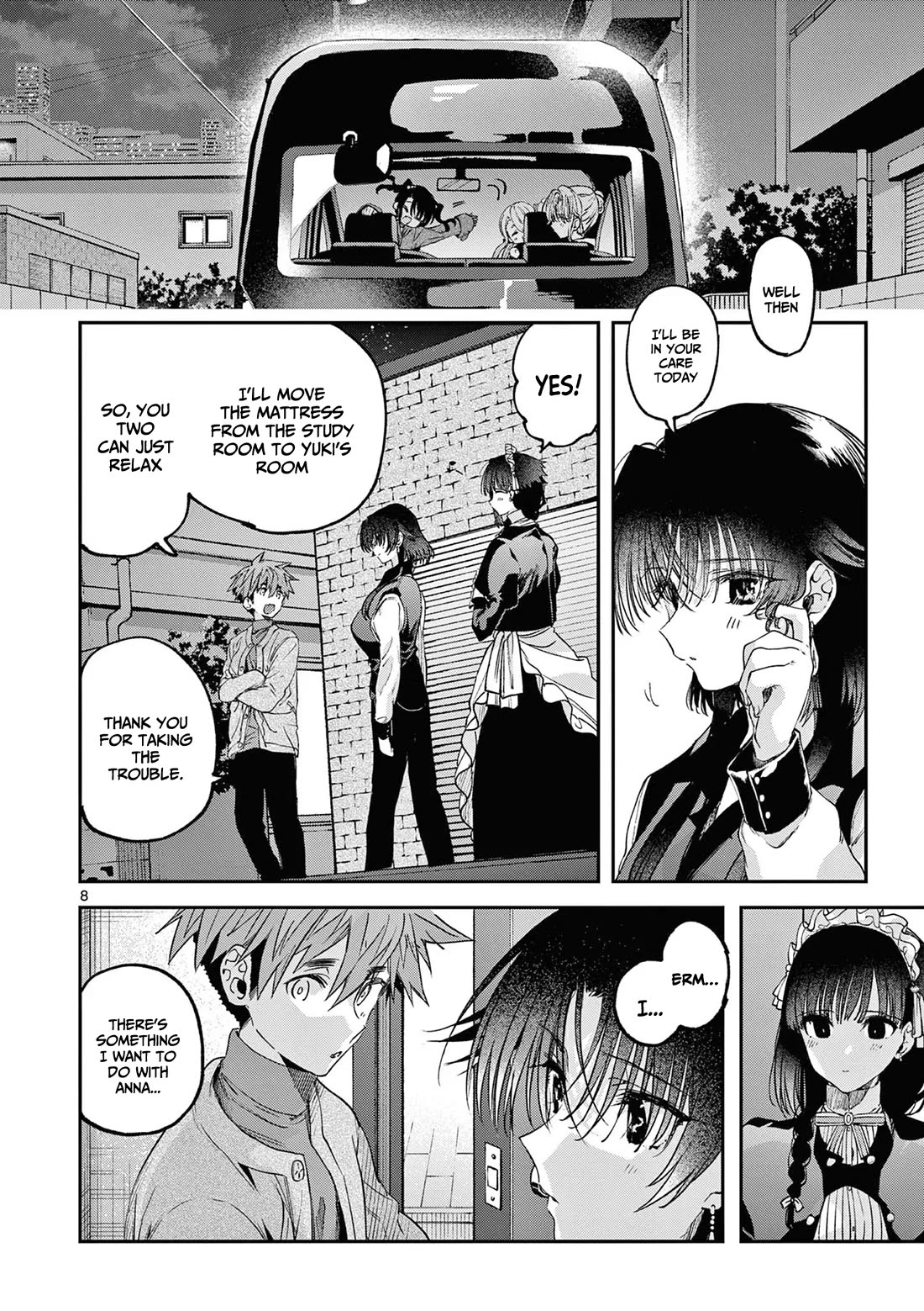 Kimi wa Meido-sama Chapter 61 page 9 - Chapter 61: You and I in the same bath and the same futon