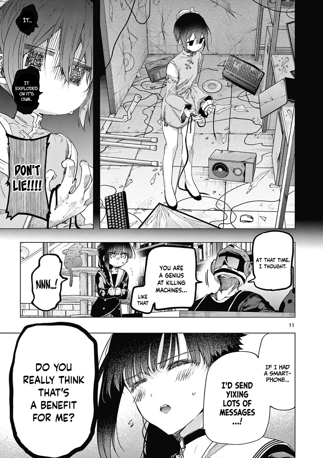 Kimi wa Meido-sama Chapter 68 page 12 - Chapter 68: You're the low-tech big sister