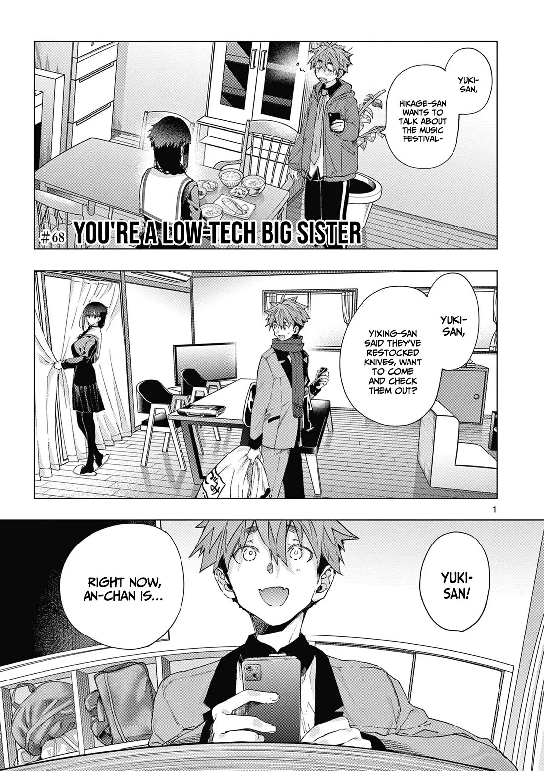 Kimi wa Meido-sama Chapter 68 page 2 - Chapter 68: You're the low-tech big sister