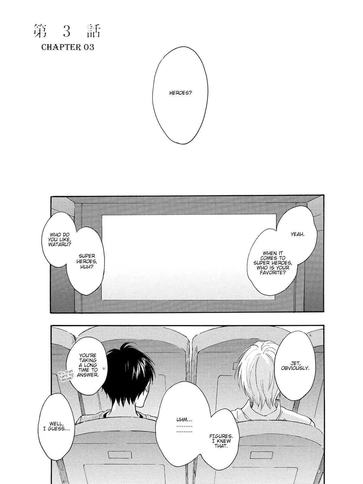 Kimi wa Natsu no Naka Chapter 3 page 1 - Chapter 3