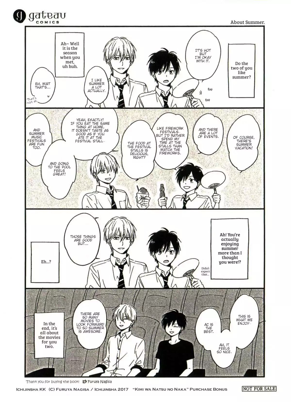 Kimi wa Natsu no Naka Chapter 5.6 page 1 - Chapter 5.6
