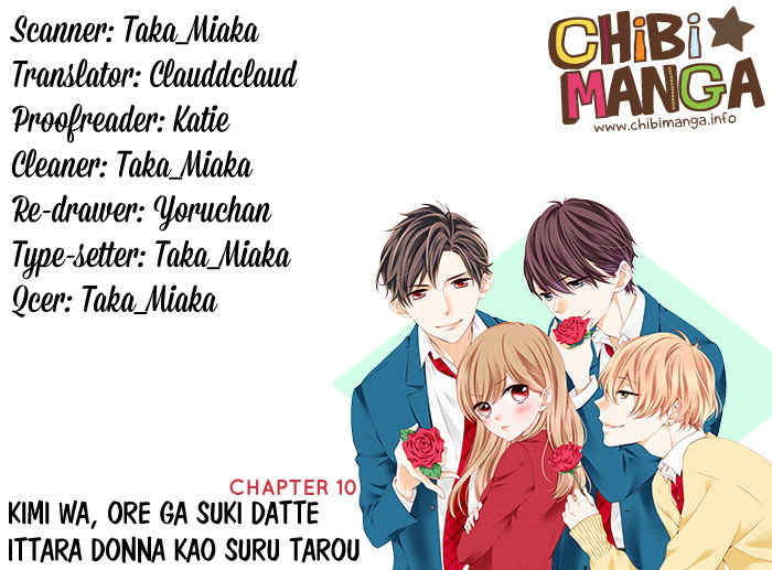 Kimi wa, Ore ga Suki Datte Ittara Donna Kao Suru Darou. Chapter 10 page 1 - Chapter 10