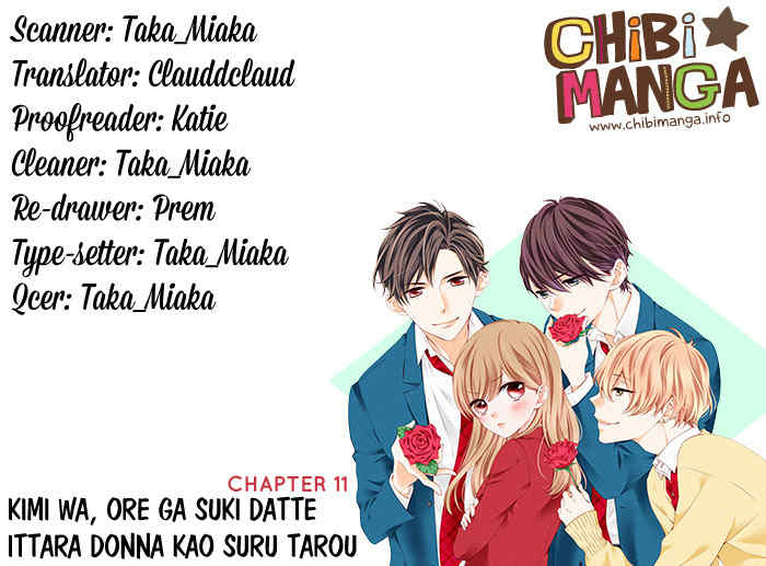 Kimi wa, Ore ga Suki Datte Ittara Donna Kao Suru Darou. Chapter 11 page 1 - Chapter 11