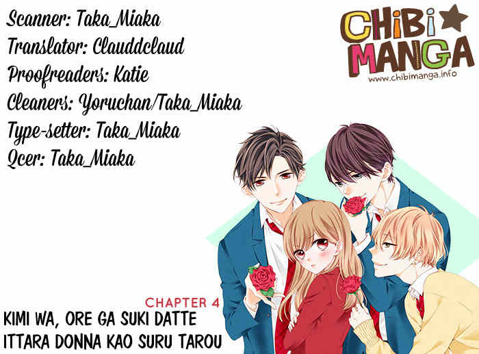 Kimi wa, Ore ga Suki Datte Ittara Donna Kao Suru Darou. Chapter 4 page 1 - Chapter 4