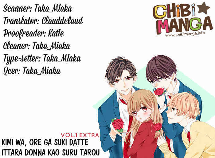 Kimi wa, Ore ga Suki Datte Ittara Donna Kao Suru Darou. Chapter 5.5 page 1 - Chapter 5.5: Extra