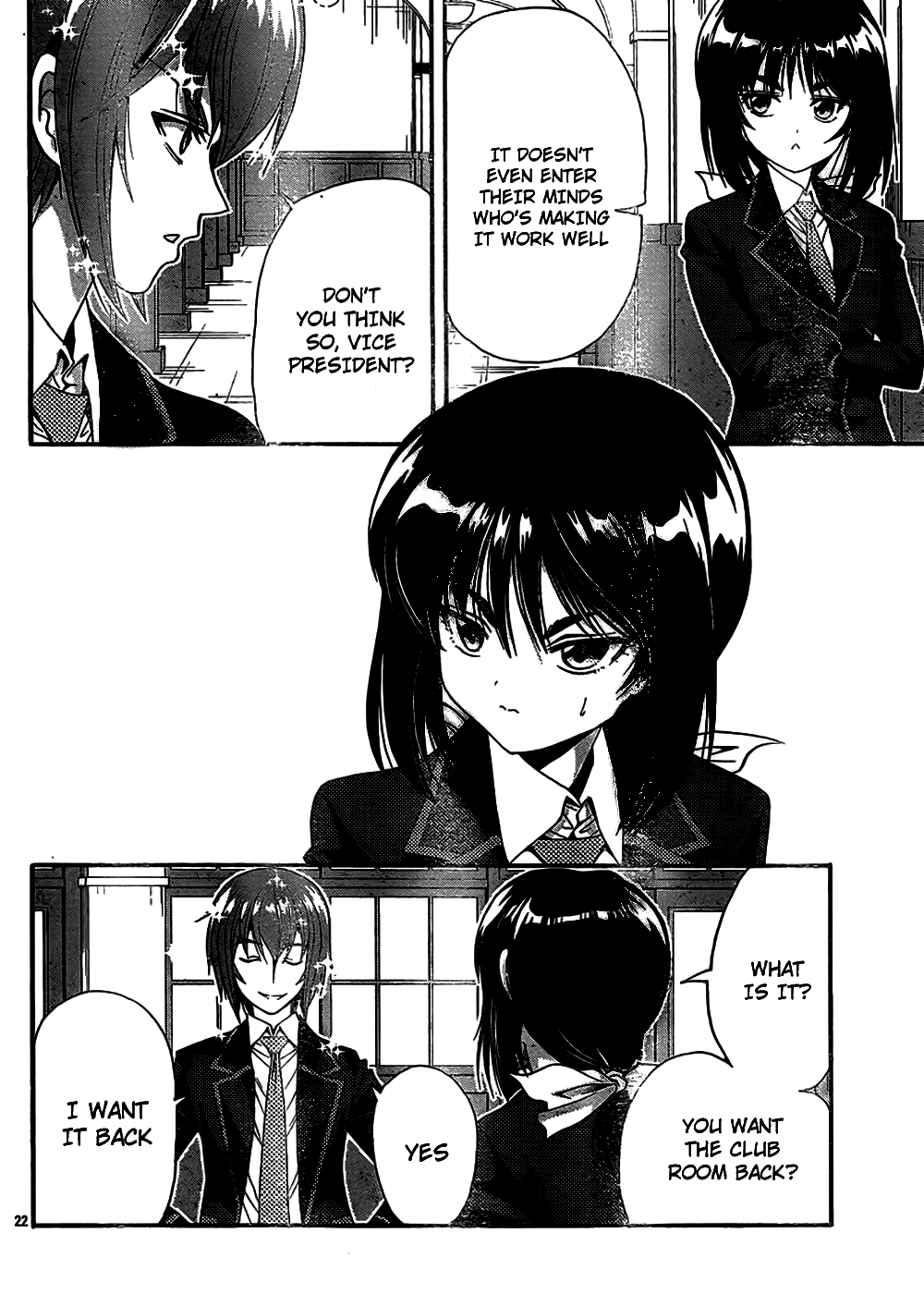 Kimiiro Focus Chapter 39 page 22 - Chapter 39: Seitokai Yakuin Tomo