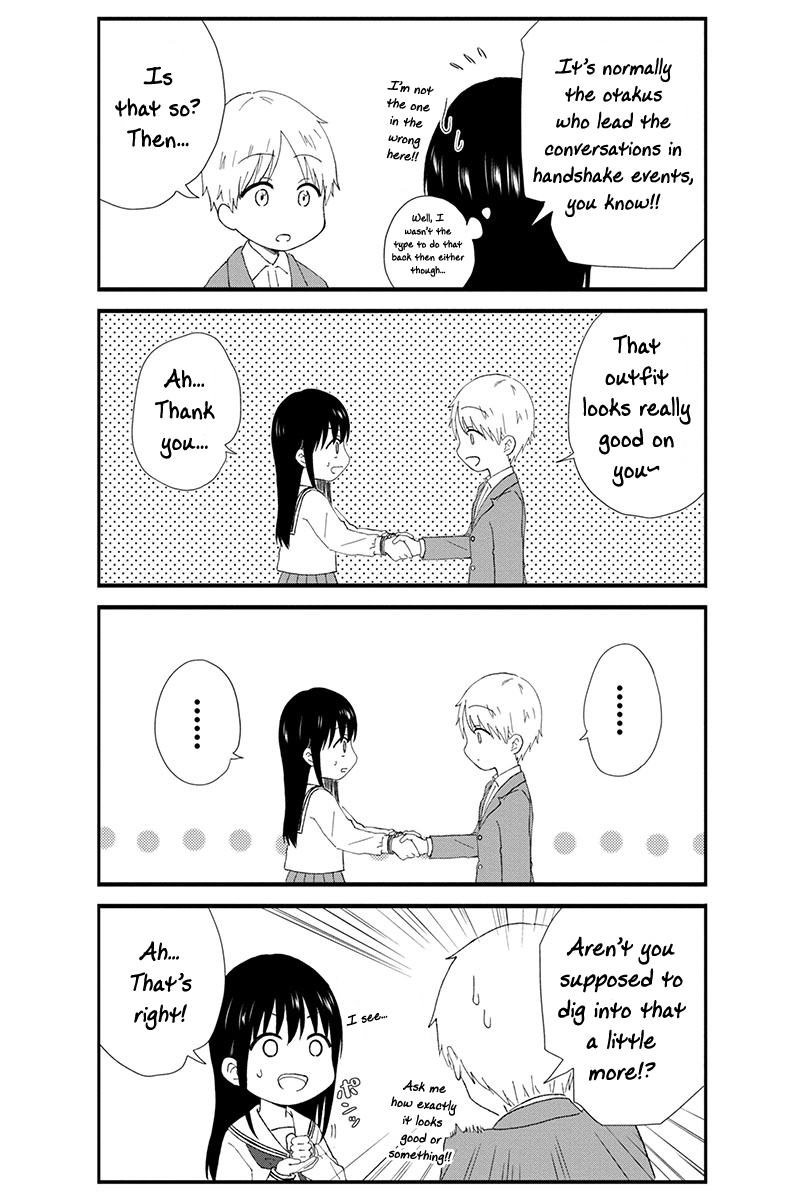 KimoOta, Idol Yarutteyo Chapter 28 page 7 - Chapter 28: Disgusting Otaku Apparently Has Friends