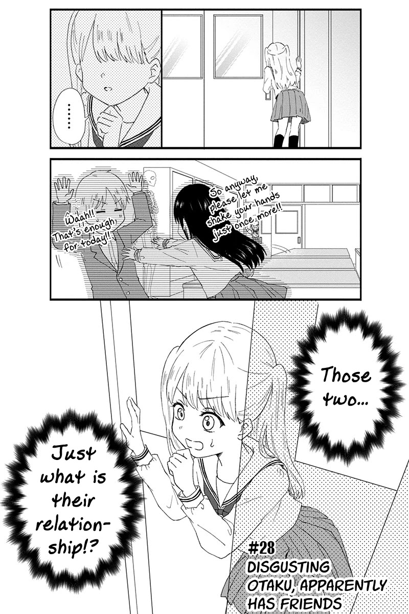 KimoOta, Idol Yarutteyo Chapter 28 page 9 - Chapter 28: Disgusting Otaku Apparently Has Friends