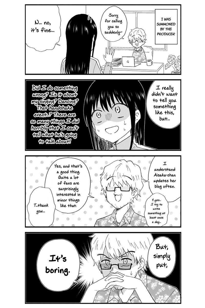 KimoOta, Idol Yarutteyo Chapter 34 page 4 - Chapter 34: Disgusting Otaku Writes A Blog