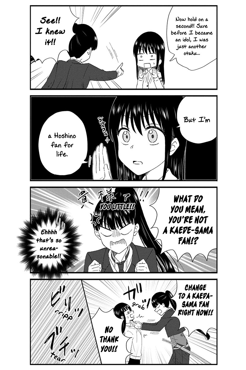 KimoOta, Idol Yarutteyo Chapter 39 page 4 - Chapter 39: Disgusting Otaku Is Being Threatened? (Part 2)
