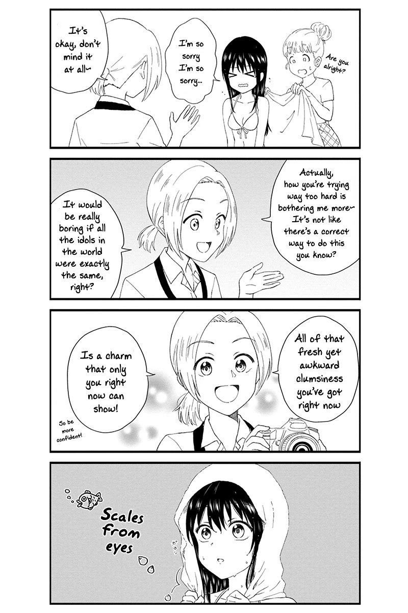 KimoOta, Idol Yarutteyo Chapter 40 page 8 - Chapter 40: Disgusting Otaku Takes The Front Cover?