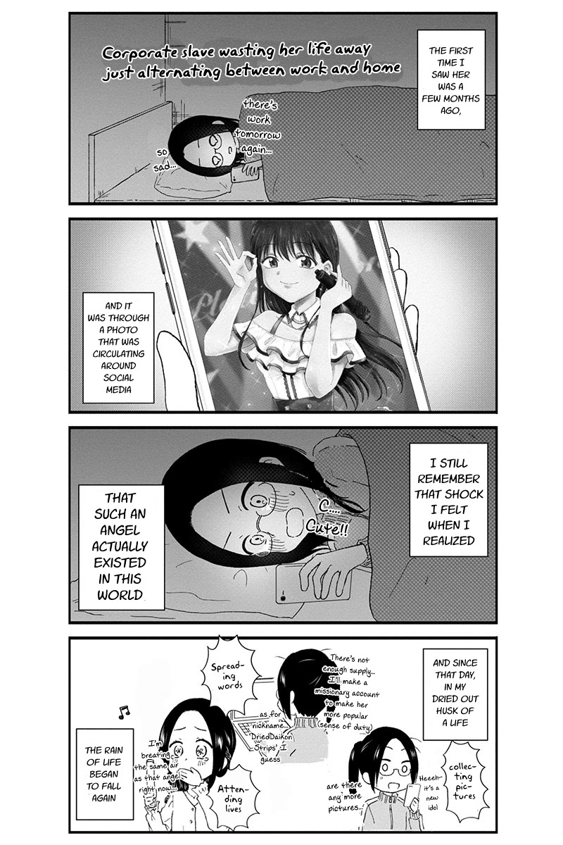 KimoOta, Idol Yarutteyo Chapter 42 page 4 - Chapter 42: Disgusting Otaku Has A Believer