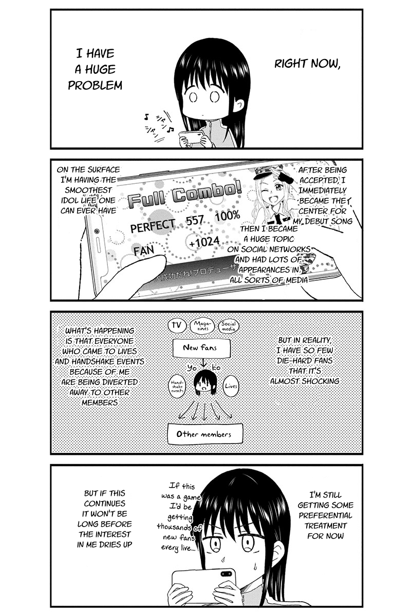 KimoOta, Idol Yarutteyo Chapter 43 page 3 - Chapter 43: Disgusting Otaku Is Worried