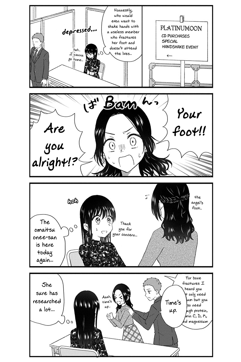 KimoOta, Idol Yarutteyo Chapter 47 page 4 - Chapter 47: Disgusting Otaku Is Made To Cry