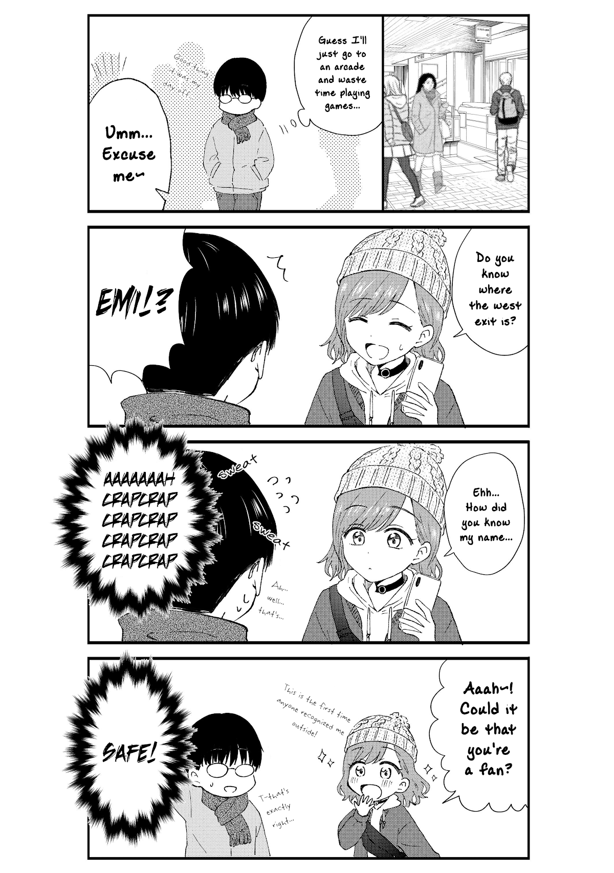 KimoOta, Idol Yarutteyo Chapter 54.5 page 2 - Chapter 54.5: Volume 3 Side Story