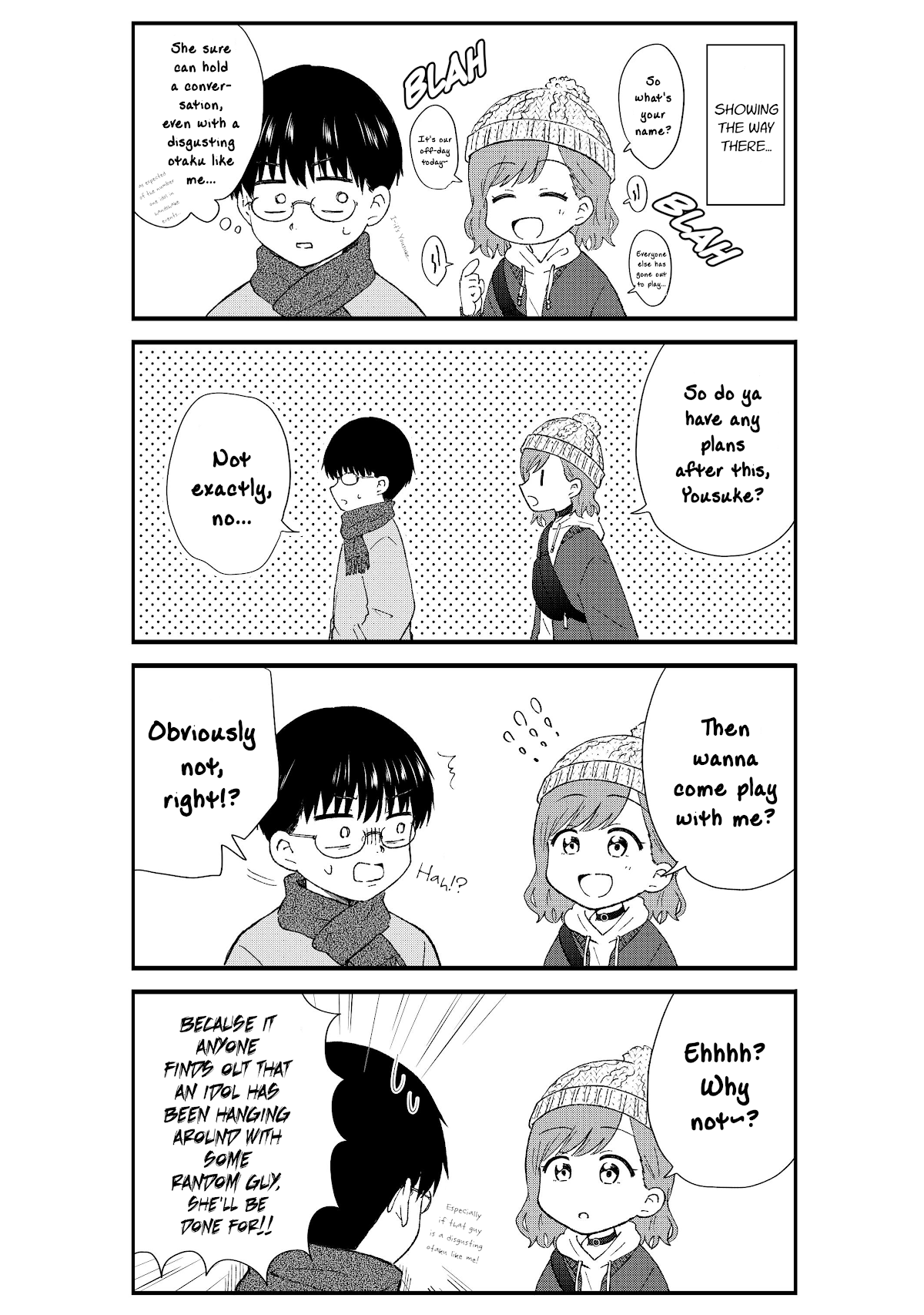 KimoOta, Idol Yarutteyo Chapter 54.5 page 3 - Chapter 54.5: Volume 3 Side Story