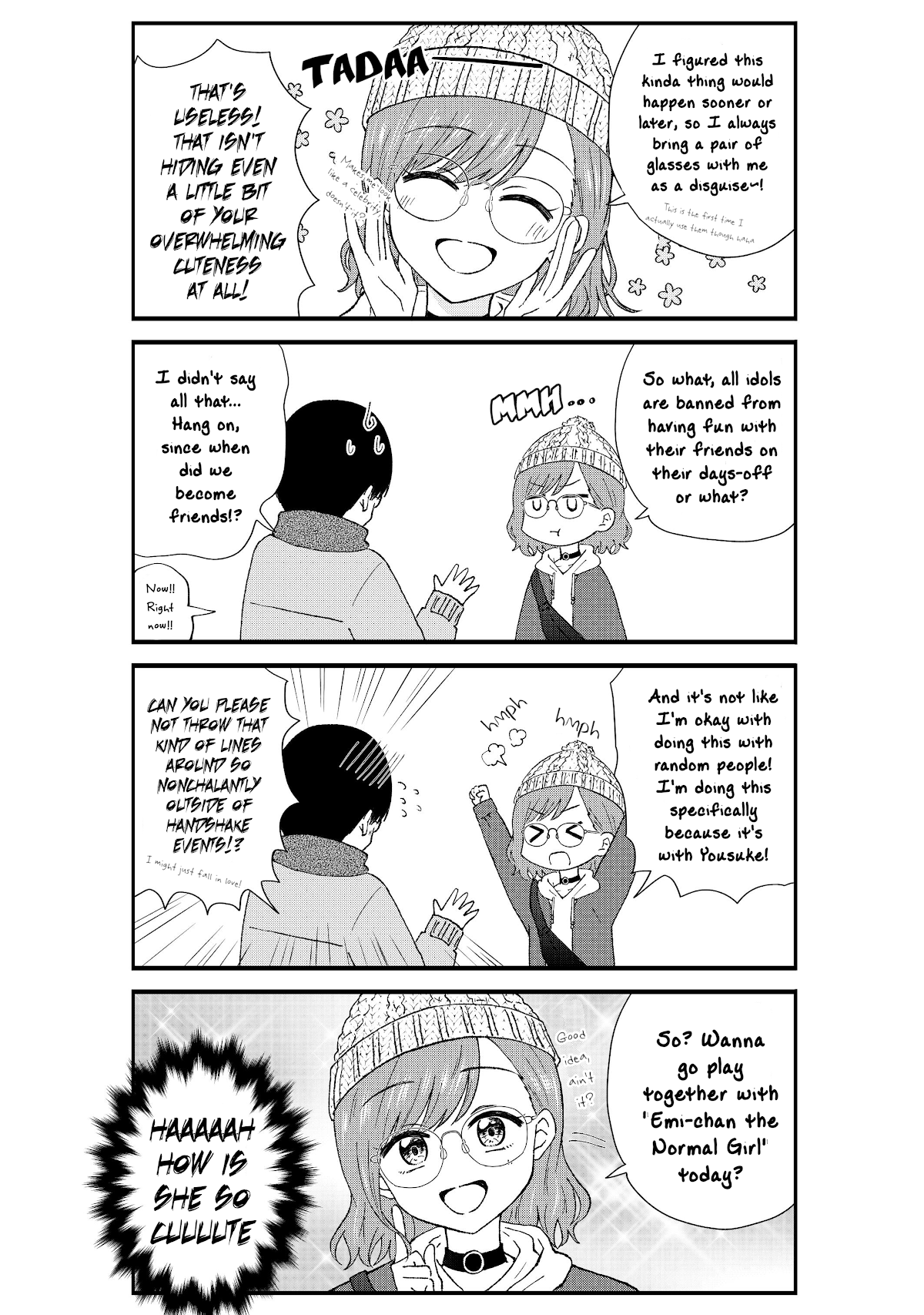 KimoOta, Idol Yarutteyo Chapter 54.5 page 4 - Chapter 54.5: Volume 3 Side Story