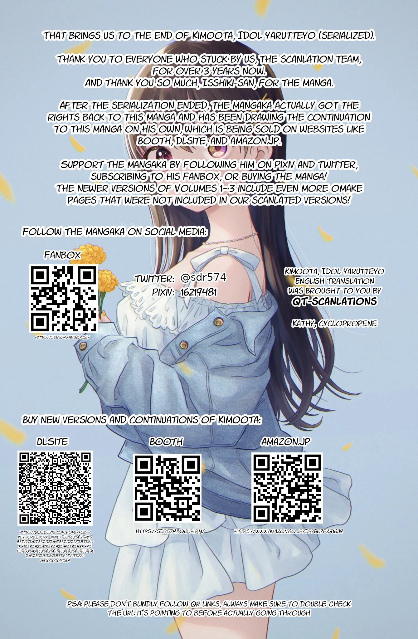 KimoOta, Idol Yarutteyo Chapter 54.5 page 8 - Chapter 54.5: Volume 3 Side Story