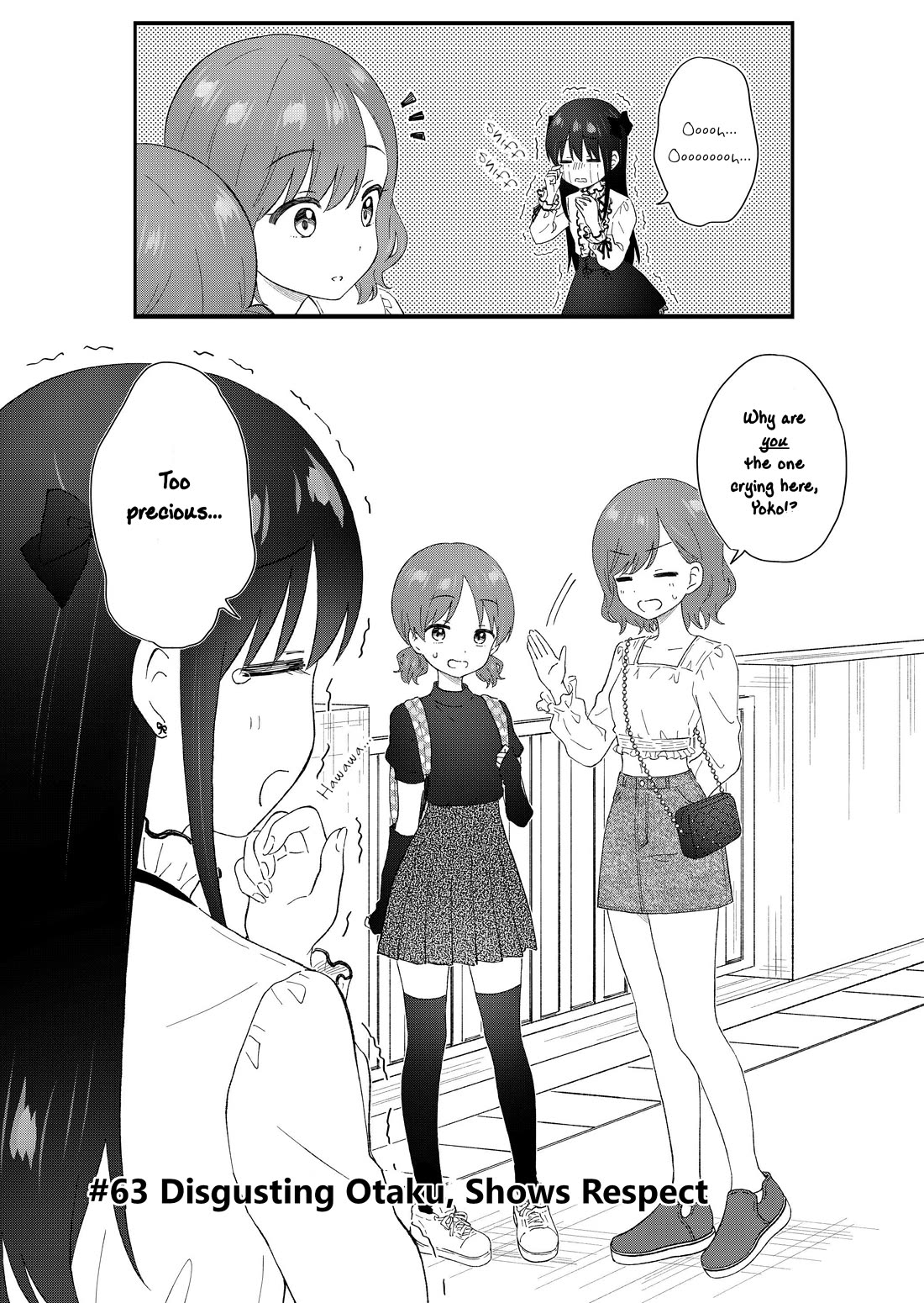 KimoOta, Idol Yarutteyo Chapter 63 page 9 - Chapter 63: Disgusting Otaku, Shows Respect