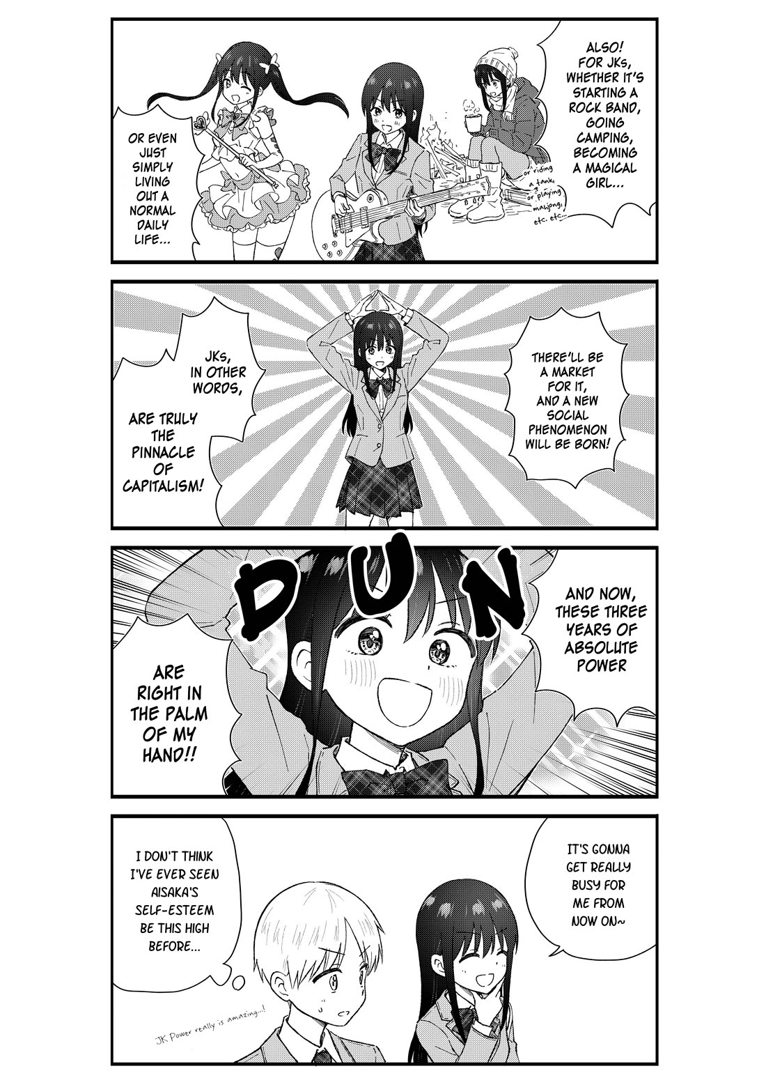 KimoOta, Idol Yarutteyo Chapter 64 page 3 - Chapter 64: Disgusting Otaku, Becomes a JK