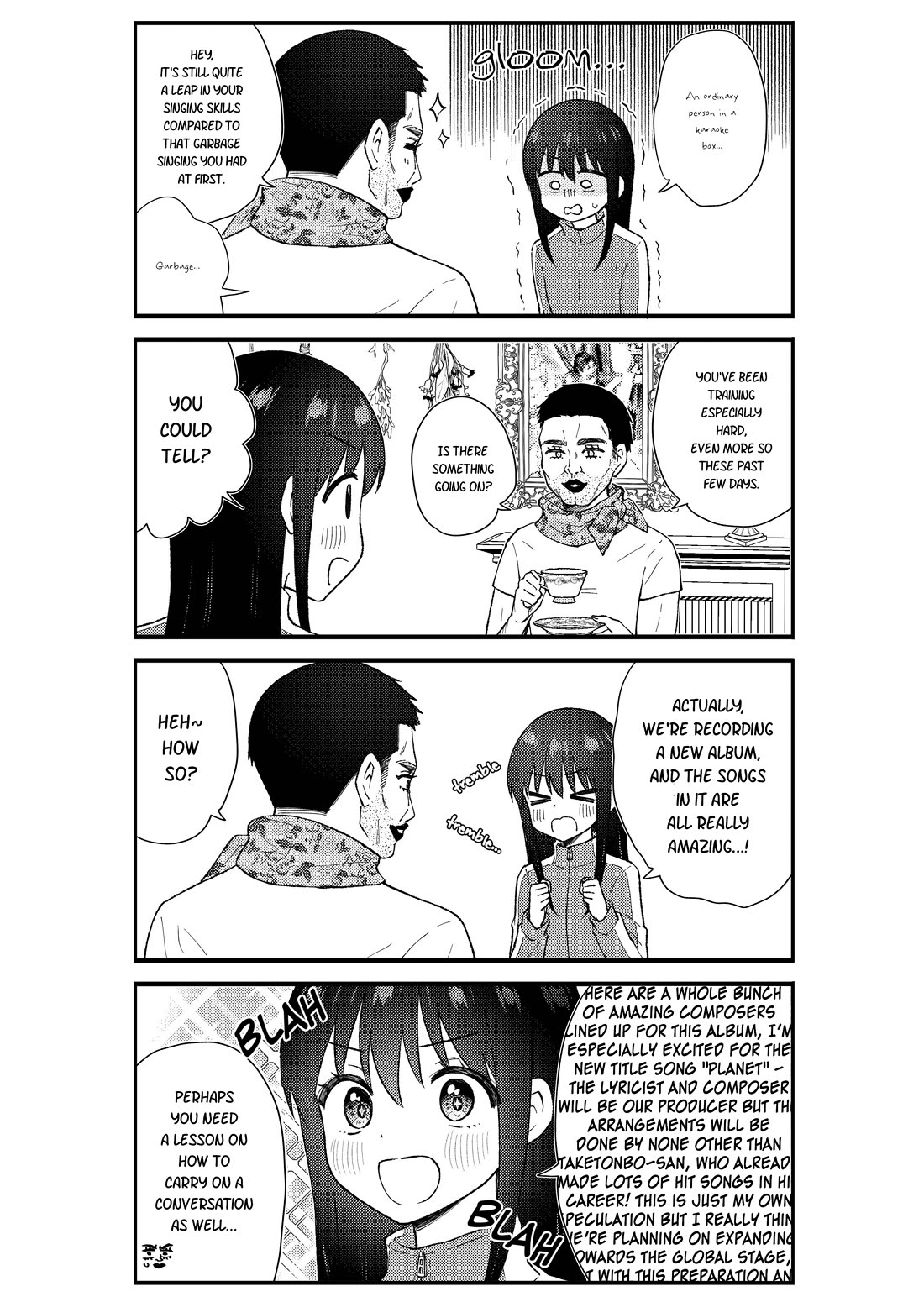 KimoOta, Idol Yarutteyo Chapter 65 page 3 - Chapter 65: Disgusting Otaku, Gets a Surprise