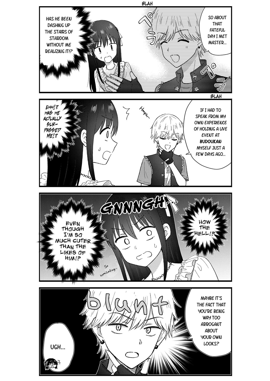 KimoOta, Idol Yarutteyo Chapter 68 page 4 - Chapter 68: Disgusting Otaku, Beats to a Pulp
