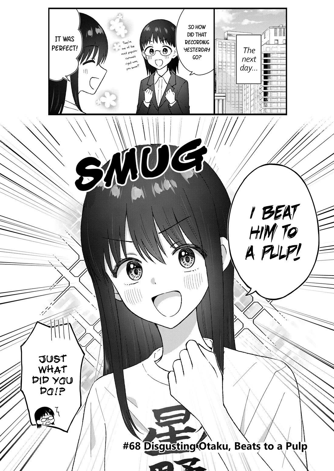 KimoOta, Idol Yarutteyo Chapter 68 page 8 - Chapter 68: Disgusting Otaku, Beats to a Pulp