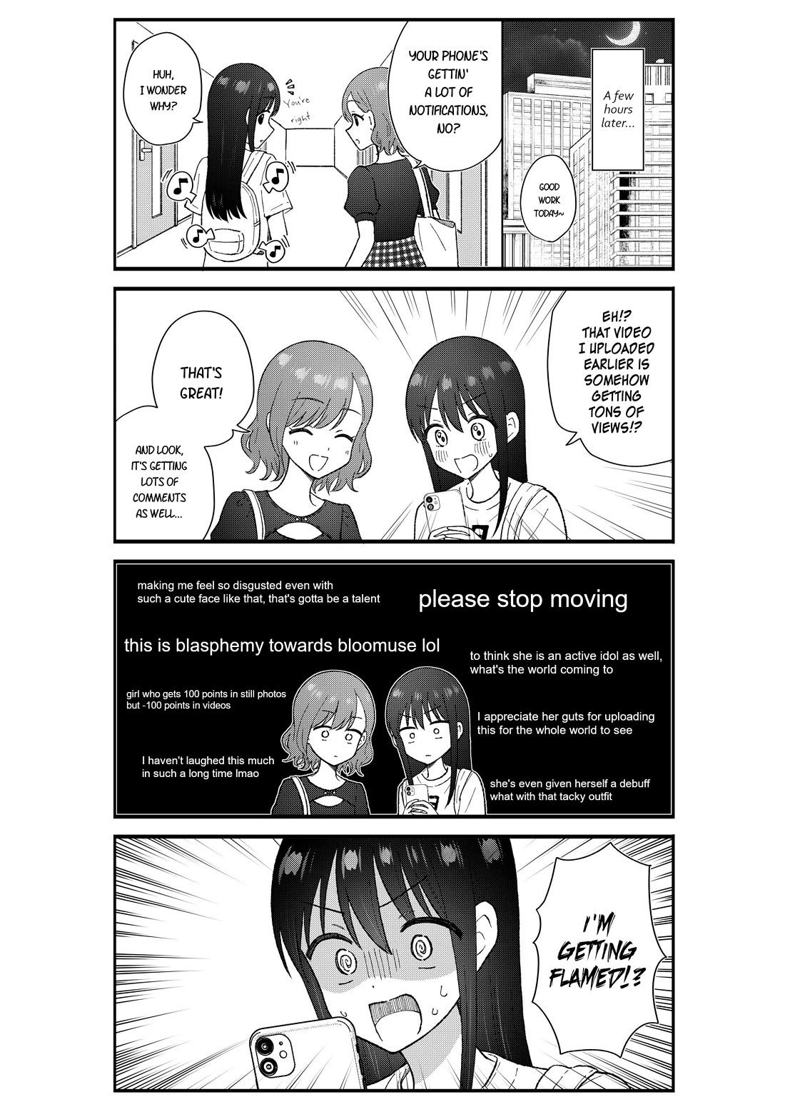 KimoOta, Idol Yarutteyo Chapter 69 page 7 - Chapter 69: Disgusting Otaku, Burns Up Hot