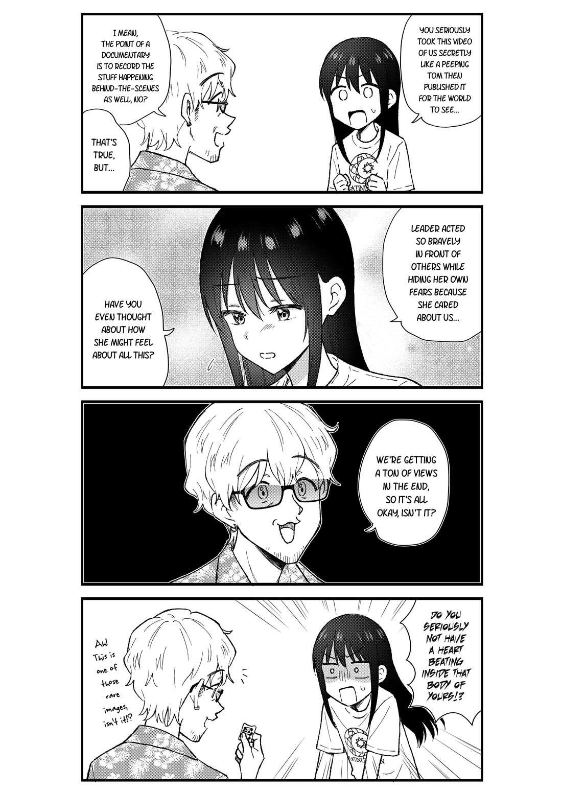 KimoOta, Idol Yarutteyo Chapter 74 page 3 - Chapter 74: Disgusting Otaku, Won't Accept This