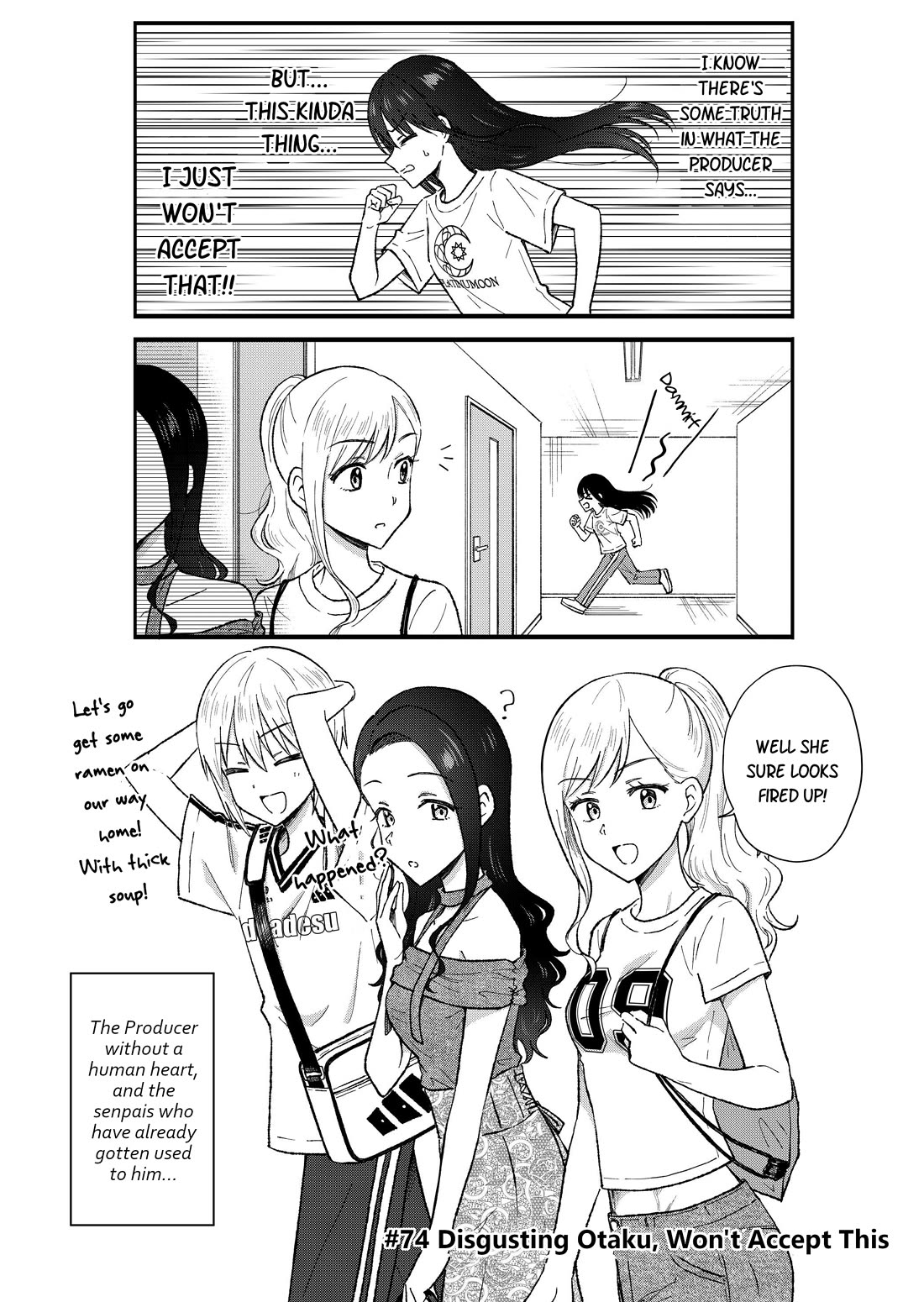 KimoOta, Idol Yarutteyo Chapter 74 page 7 - Chapter 74: Disgusting Otaku, Won't Accept This